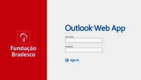 What Webmail.fundacaobradesco.org.br website looked like in 2016 (8 years ago)