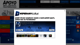 What Wspieramyklub.pl website looked like in 2016 (8 years ago)