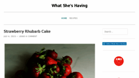 What Whatsheshaving.com website looked like in 2016 (8 years ago)