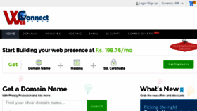 What Webconnectindia.in website looked like in 2016 (8 years ago)