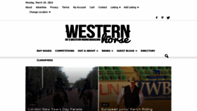 What Westernhorseuk.com website looked like in 2016 (8 years ago)