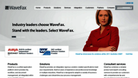 What Wavefax.com website looked like in 2016 (8 years ago)