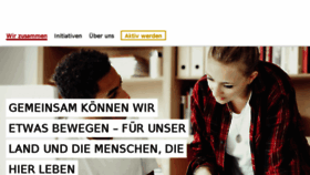 What Wir-zusammen.de website looked like in 2016 (8 years ago)