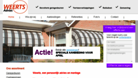 What Weertsadvies.nl website looked like in 2016 (8 years ago)