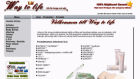 What Waytolife.se website looked like in 2016 (8 years ago)
