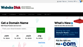What Websitedisk.com website looked like in 2016 (8 years ago)