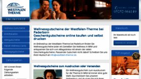 What Westfalentherme-shop.de website looked like in 2016 (8 years ago)