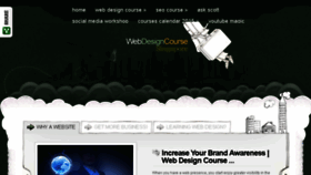 What Webdesigncoursesingapore.com website looked like in 2016 (8 years ago)