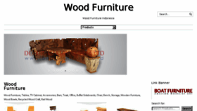 What Woodfurniture.id website looked like in 2016 (8 years ago)