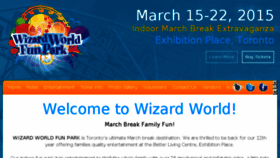 What Wizardworld.ca website looked like in 2016 (8 years ago)