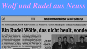 What Wolfundrudel.gmxhome.de website looked like in 2016 (8 years ago)