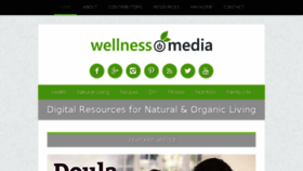 What Wellness-media.com website looked like in 2016 (8 years ago)