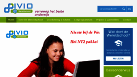 What Wereldschool.nl website looked like in 2016 (8 years ago)