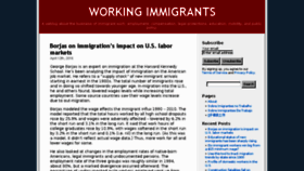 What Workingimmigrants.com website looked like in 2016 (8 years ago)