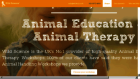 What Wildsci.co.uk website looked like in 2016 (8 years ago)