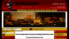 What Winchestergallery.com website looked like in 2016 (8 years ago)