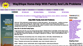 What Way2hope.org website looked like in 2016 (8 years ago)