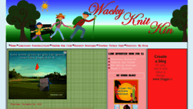 What Wackyknitkin.com website looked like in 2016 (8 years ago)
