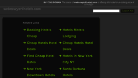What Webnewyorkhotels.com website looked like in 2016 (8 years ago)