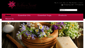 What Wellnesscent.com website looked like in 2016 (8 years ago)