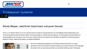 What Wir-koennen-wasser.de website looked like in 2016 (8 years ago)