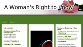 What Womansright.org website looked like in 2016 (8 years ago)