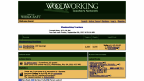 What Woodworkingteachers.com website looked like in 2016 (8 years ago)