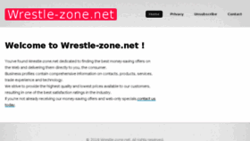 What Wrestle-zone.net website looked like in 2016 (8 years ago)