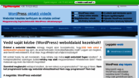 What Wpvideo.hu website looked like in 2016 (9 years ago)