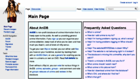 What Wiki.anidb.net website looked like in 2016 (8 years ago)