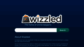 What Wizzled.com website looked like in 2016 (8 years ago)