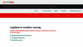 What Worldpay.us website looked like in 2016 (8 years ago)