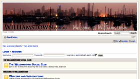What Williamstown.com.au website looked like in 2016 (8 years ago)