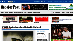 What Websterpost.com website looked like in 2016 (8 years ago)