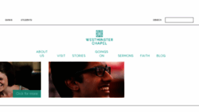 What Westminsterchapel.org.uk website looked like in 2016 (9 years ago)