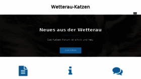 What Wetterau-katzen.de website looked like in 2016 (8 years ago)