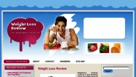 What Weightloss-review.biz website looked like in 2016 (8 years ago)