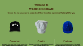 What Wilburchocolate.com website looked like in 2016 (8 years ago)