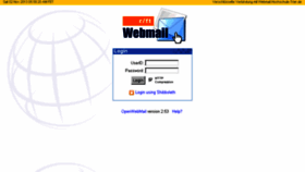 What Webmail.hochschule-trier.de website looked like in 2016 (8 years ago)
