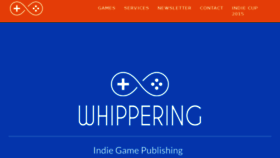 What Whippering.com website looked like in 2016 (8 years ago)
