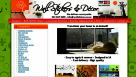 What Wallstickers.co.za website looked like in 2016 (8 years ago)