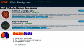 What Webdesigners-directory.com website looked like in 2016 (7 years ago)