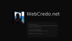 What Webcredo.net website looked like in 2016 (8 years ago)