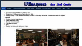What Witherspoons.com website looked like in 2016 (8 years ago)