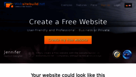 What Websitebuild.net website looked like in 2016 (8 years ago)