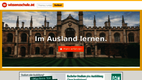 What Wissensschule.de website looked like in 2016 (8 years ago)