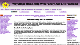 What Way2hope.com website looked like in 2016 (8 years ago)