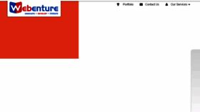 What Webenture.com website looked like in 2016 (7 years ago)