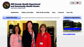 What Willcountyhealth.org website looked like in 2016 (7 years ago)
