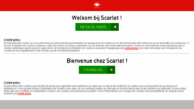 What Webmail.scarlet.be website looked like in 2016 (8 years ago)
